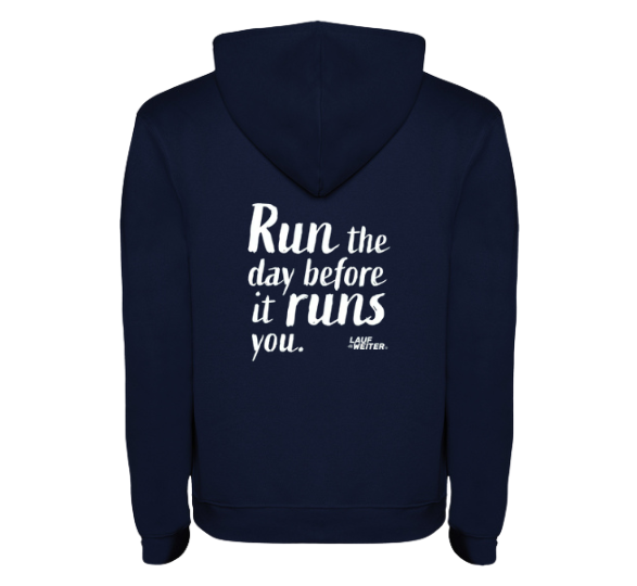 Hoodie "Run the Day" Damen