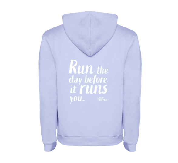 Hoodie "Run the Day" Damen