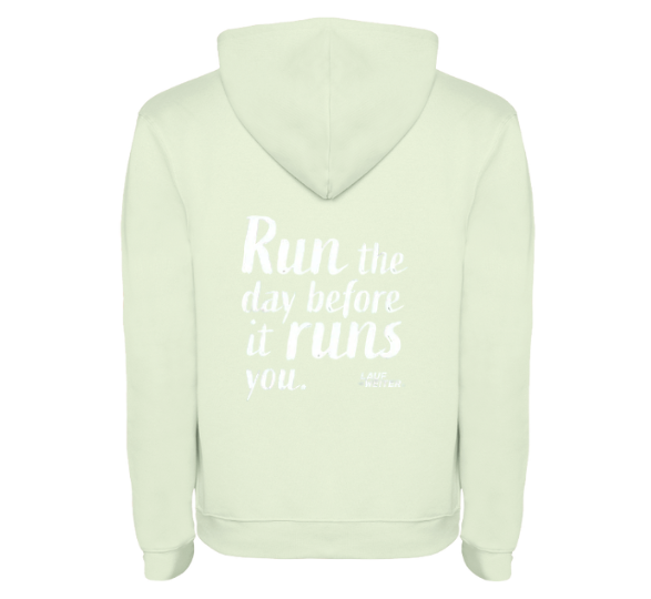 Hoodie "Run the Day" Damen