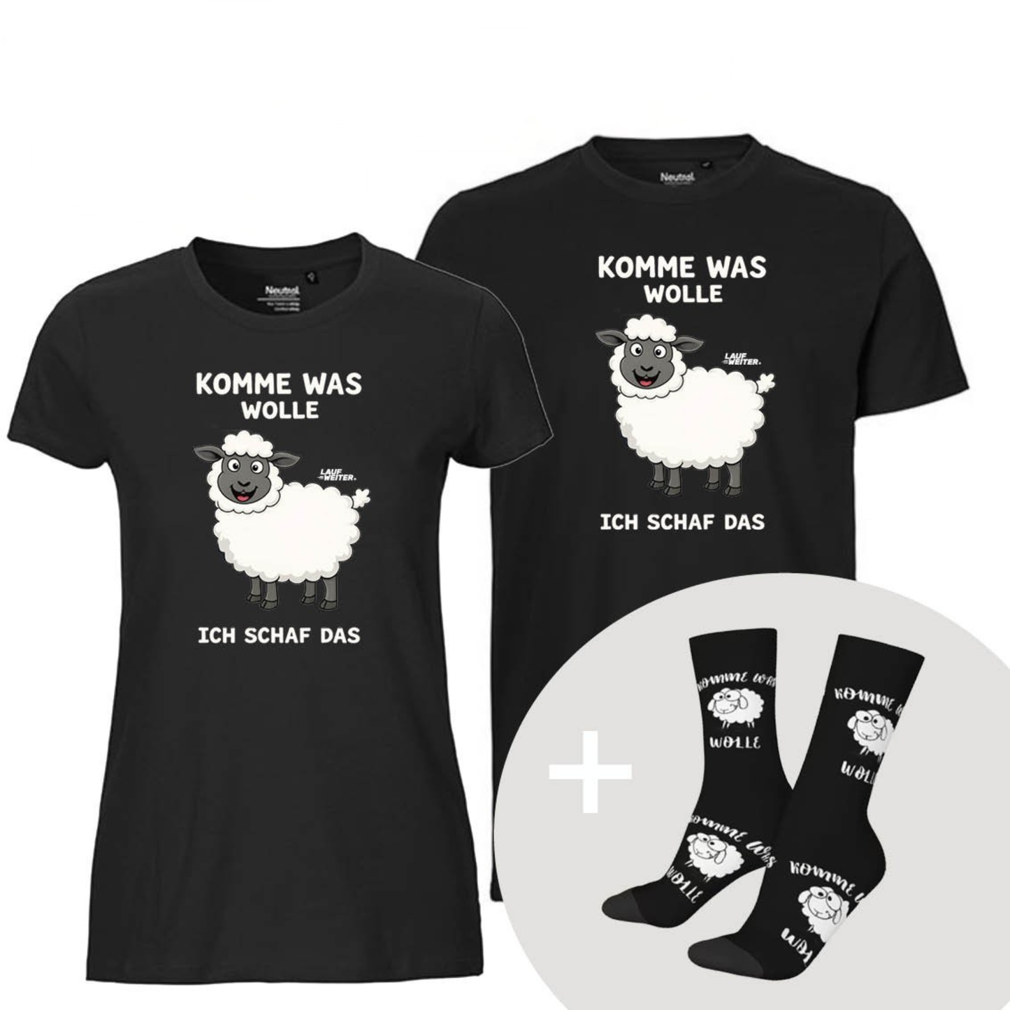 Baumwollshirt "Komme was Wolle"