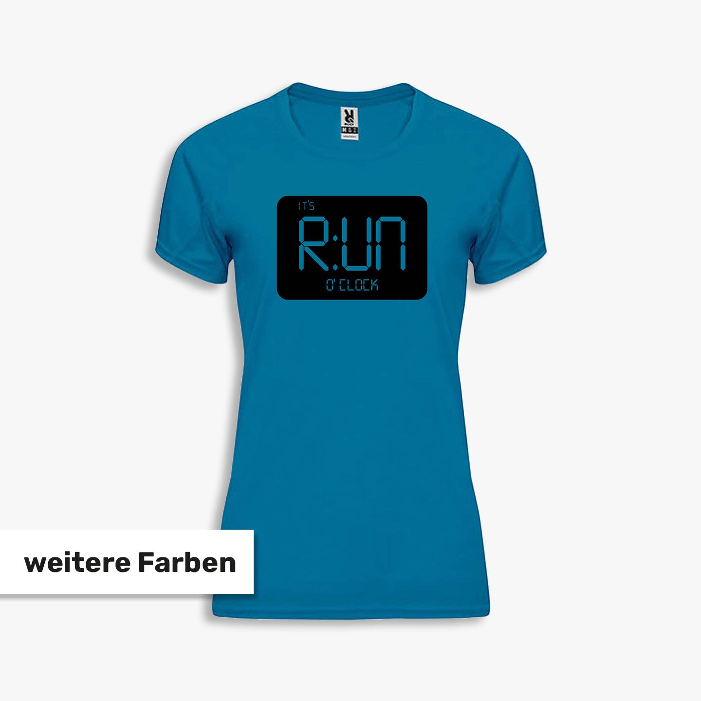 functional shirt "Run o'clock" women