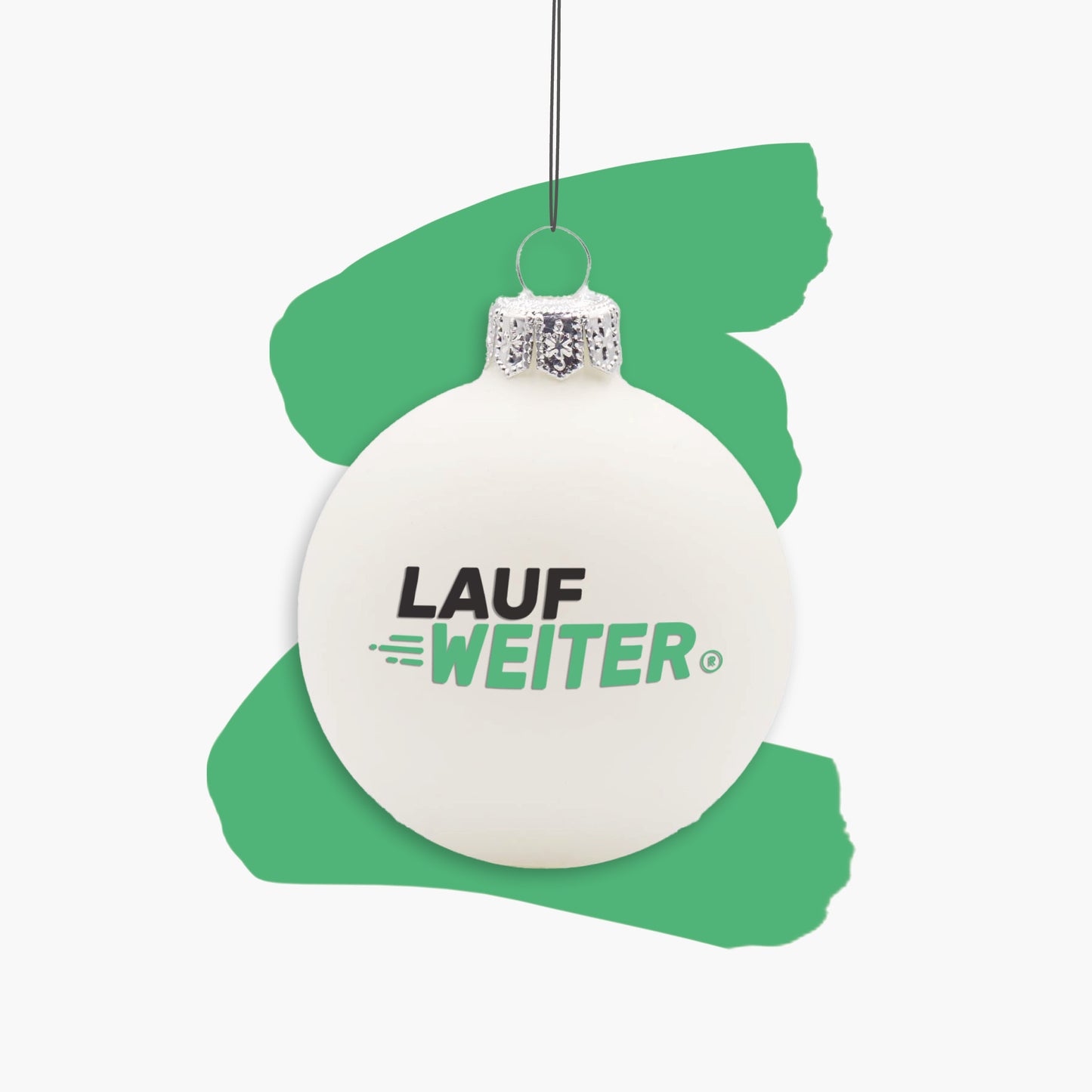 Lauf Weiter Weihnachtskugel