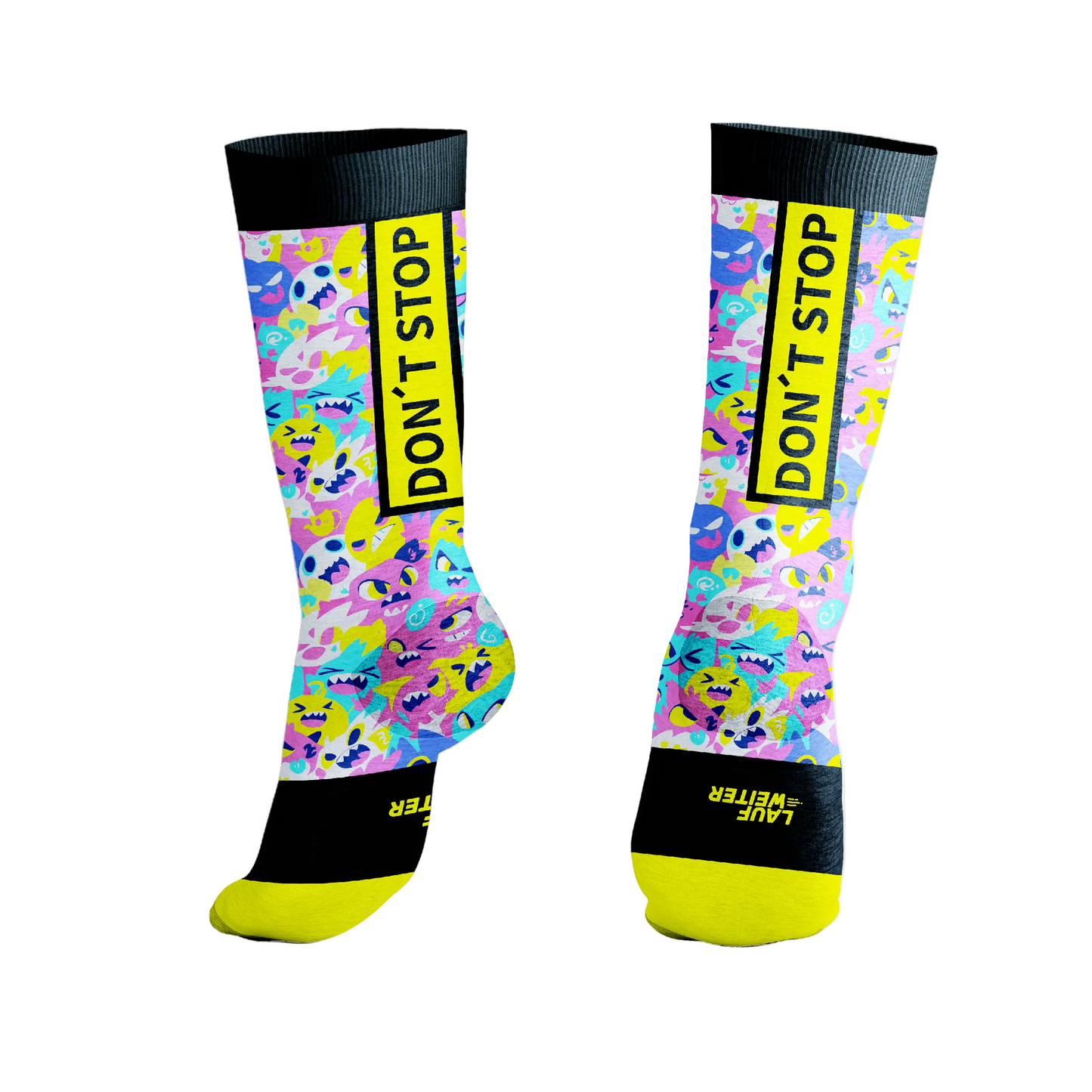 Socken "Don't stop"
