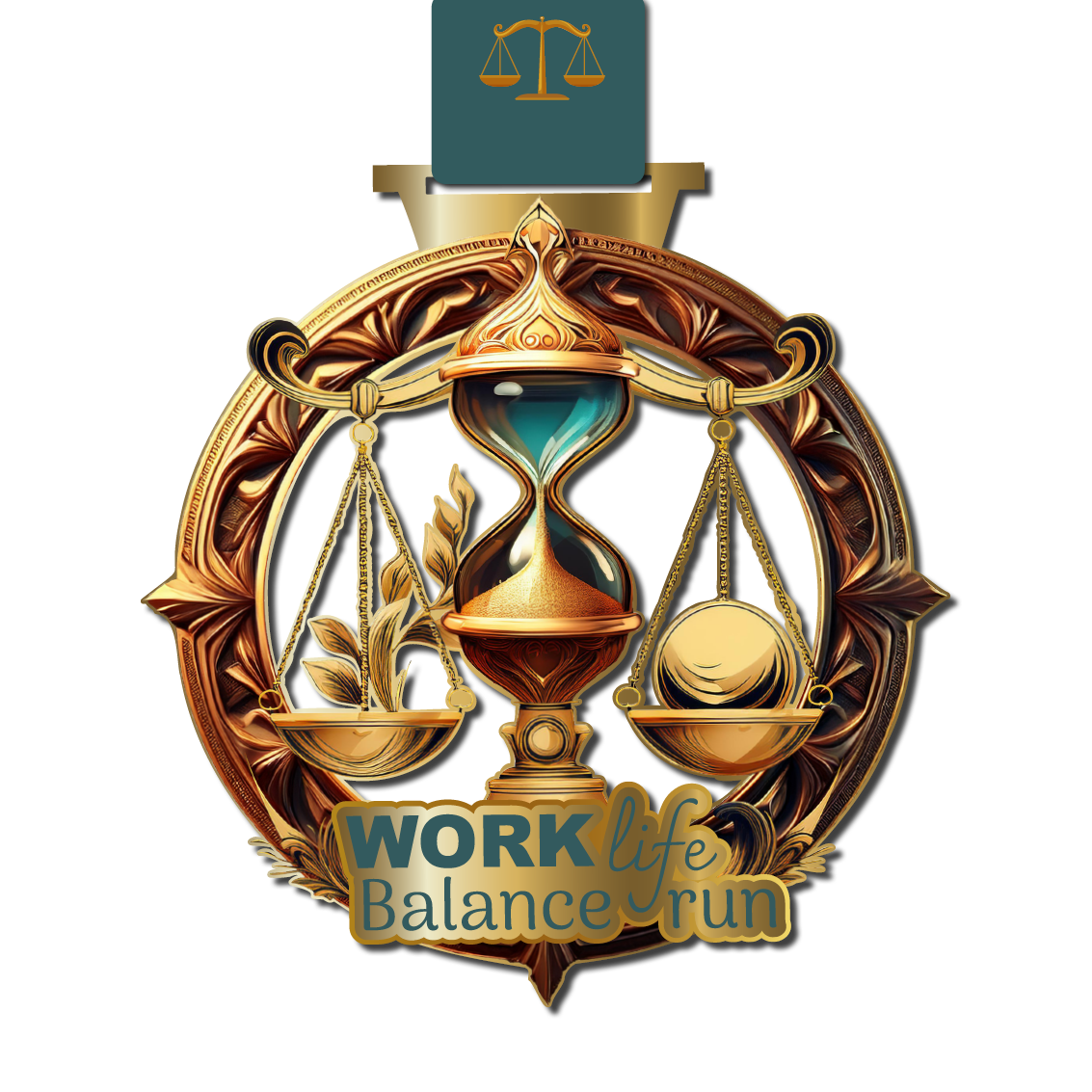 Medaille "Work Life Balance Run"