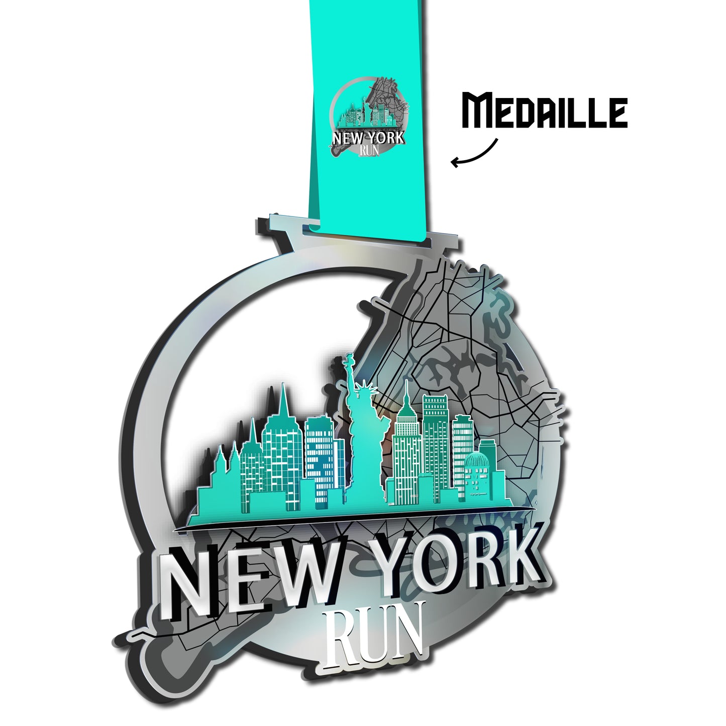 Medaille "New York"