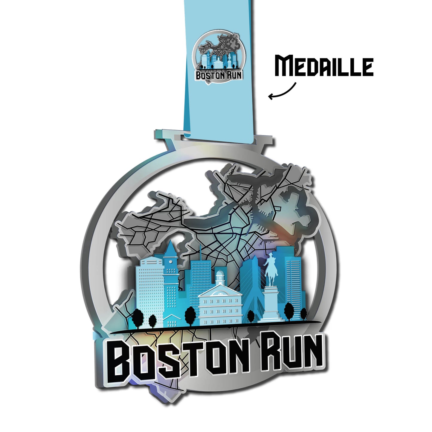 Medaille "Boston Run"