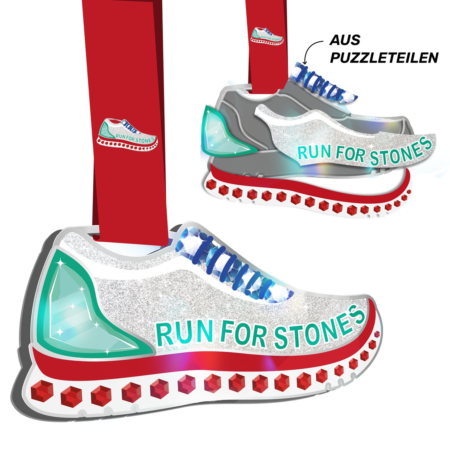 Medaille "Run for Stones"