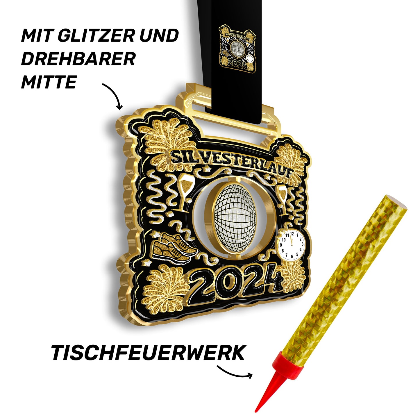 Medaille "Silvesterlauf 2024"