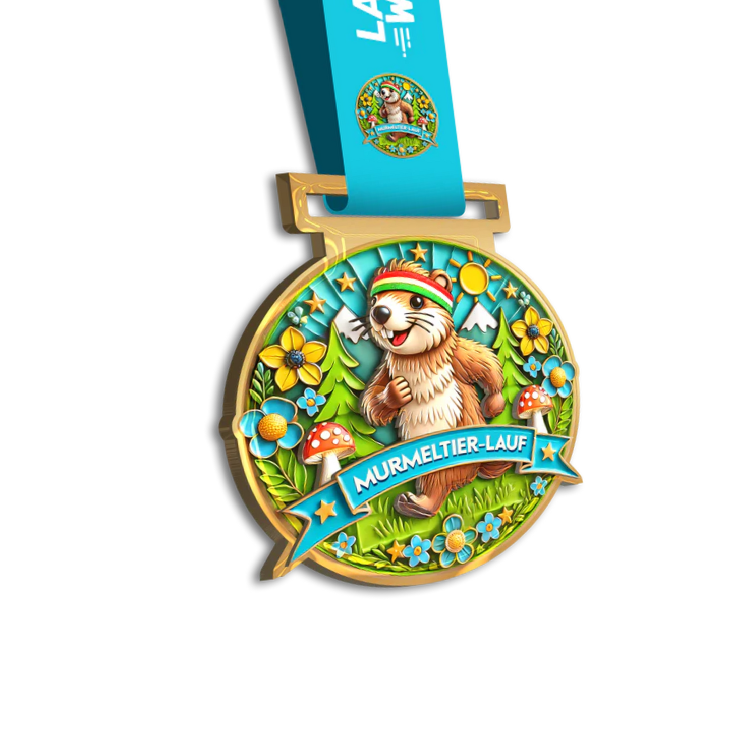 Medaille "Murmeltier Lauf"