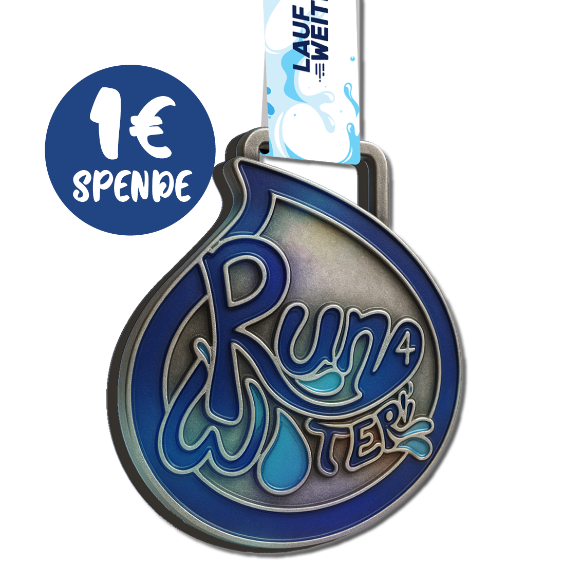 Medaille "Run4Water"