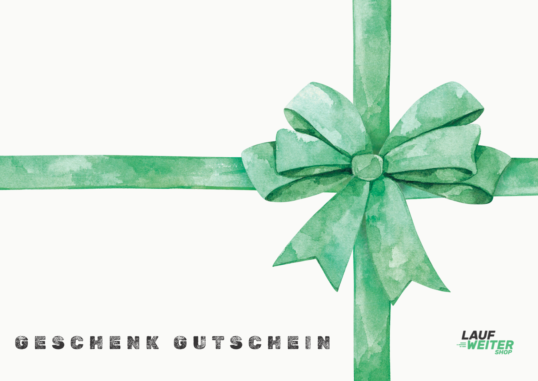 Digitaler Lauf Weiter Shop-Gutschein