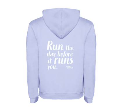 Hoodie "Run the Day" Damen
