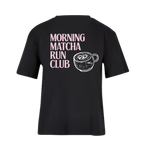 Baumwollshirt Damen "Matcha Morning Run"