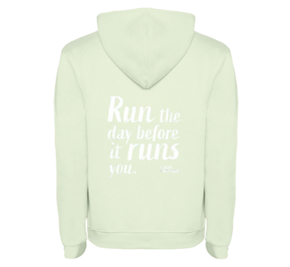 Hoodie "Run the Day" Damen