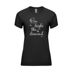 Funktionsshirt "Run bright like a Diamond" Damen