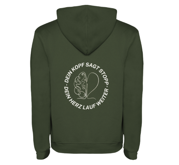 Hoodie "dein Kopf/dein Herz"