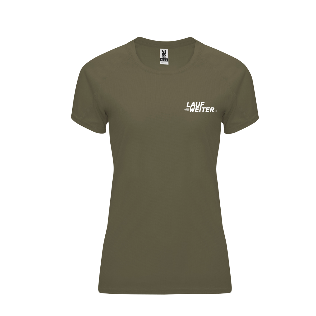 "Damen" T-Shirt mit Lauf Weiter Logo