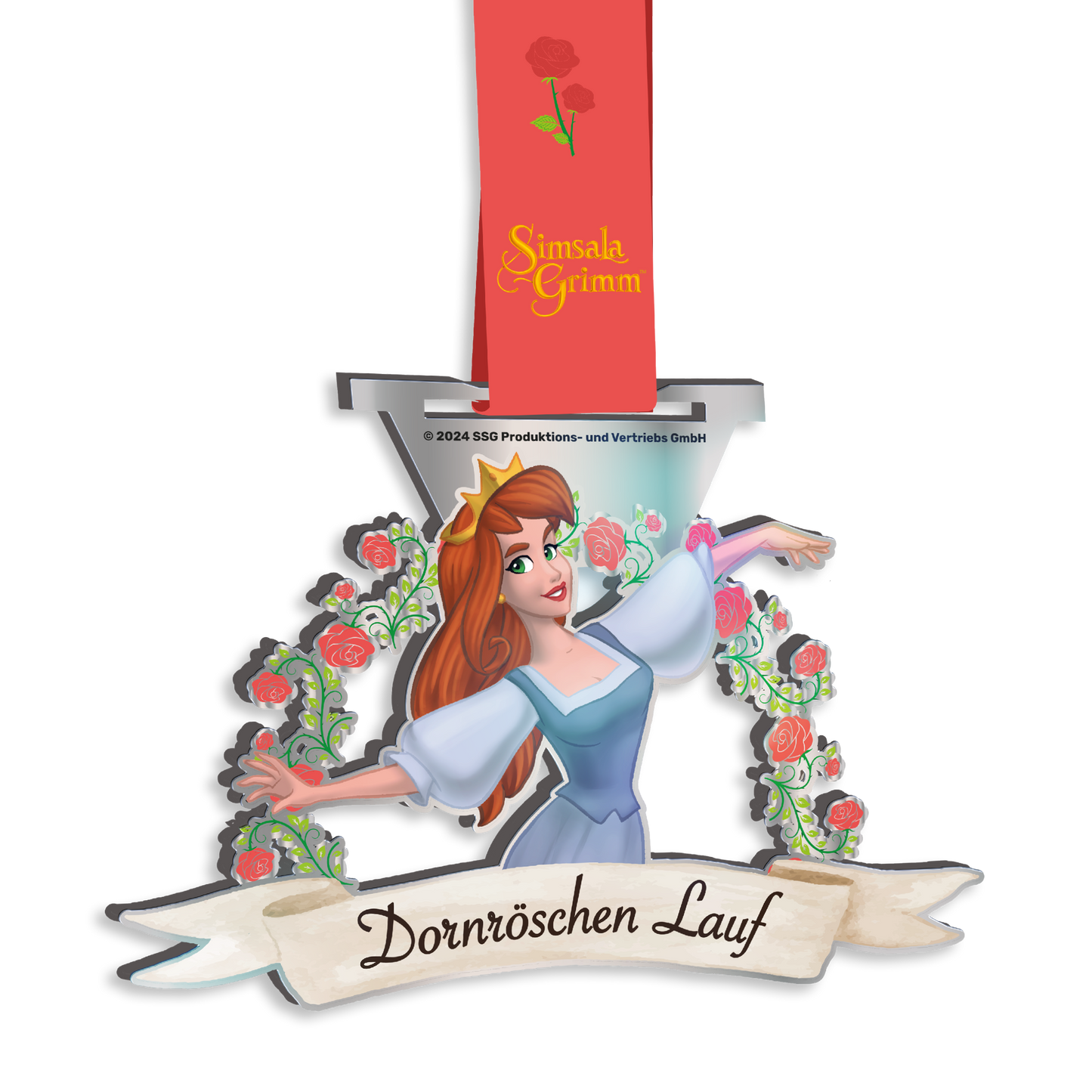 Medaille "Dornröschen Lauf"