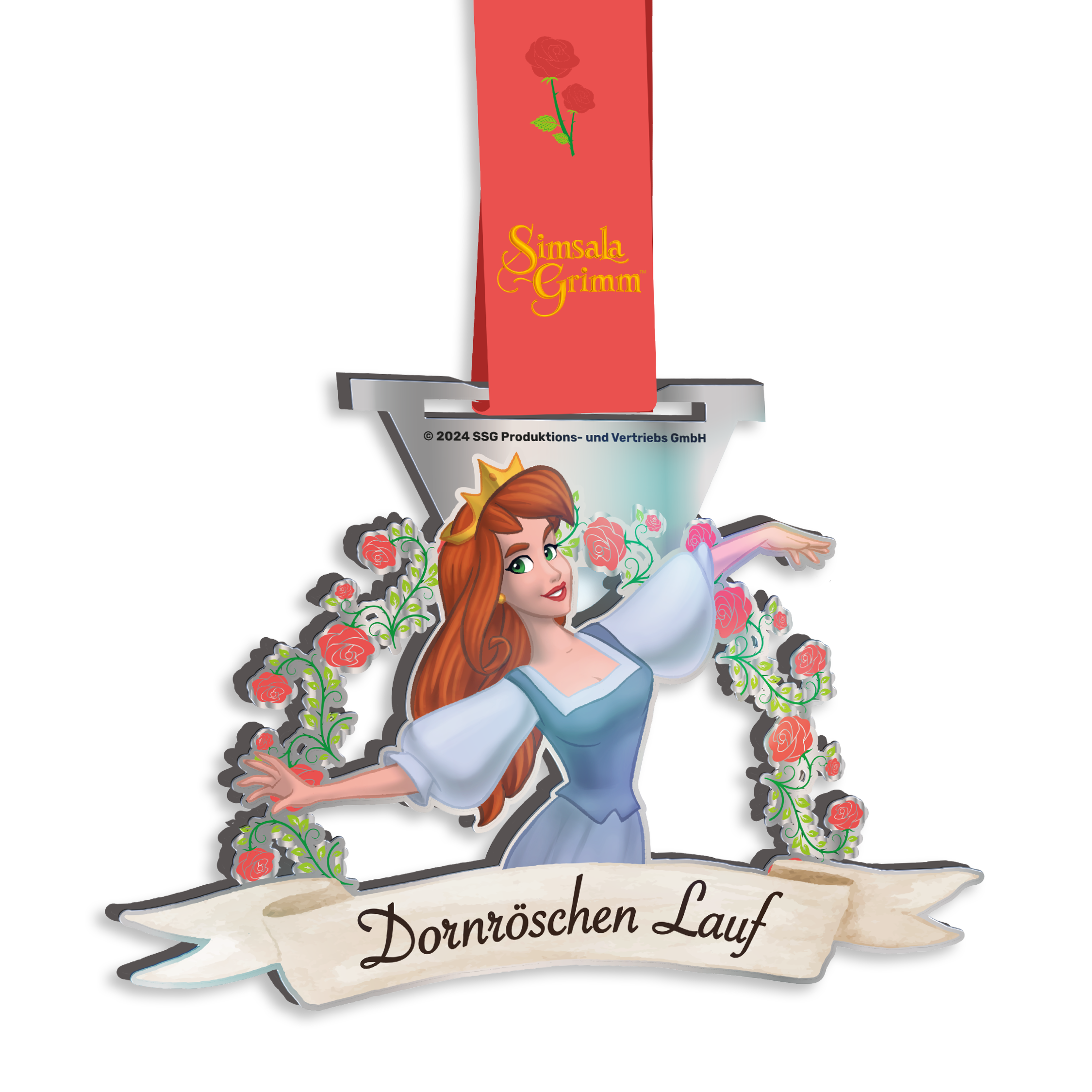 Medaille "Dornröschen Lauf"