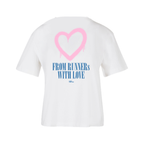 Baumwollshirt Damen "From Runners with love"