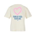 Baumwollshirt Damen "From Runners with love"