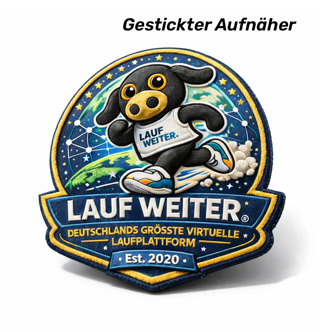 Gestickter Aufnäher "Porki"