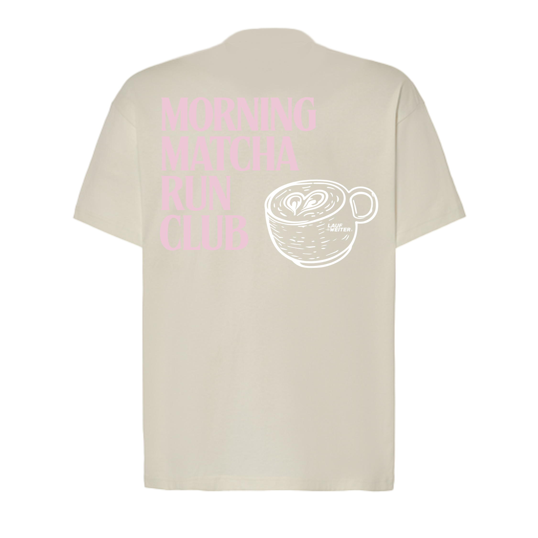 Baumwollshirt "Matcha Morning Run"