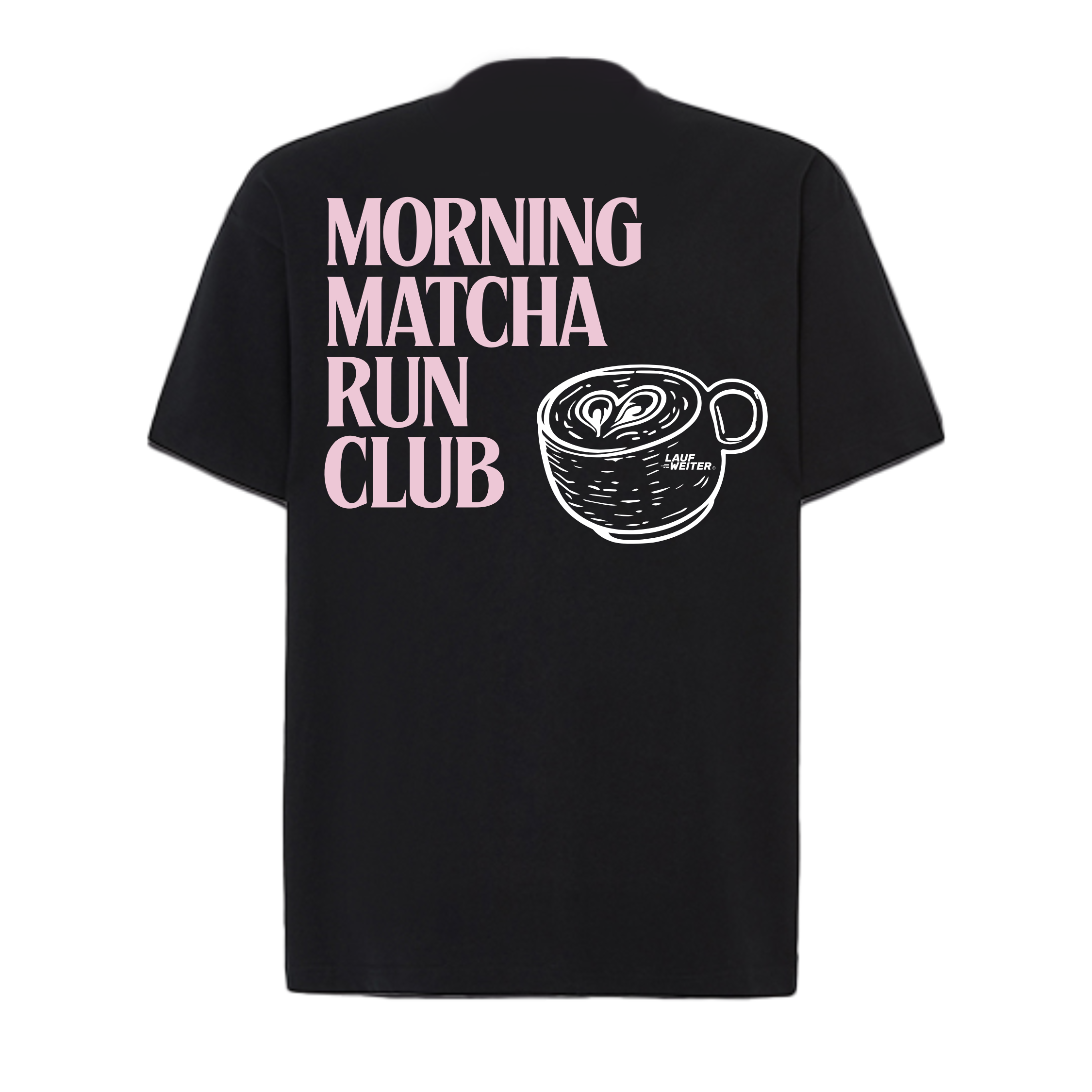 Baumwollshirt "Matcha Morning Run"