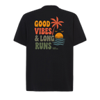 Baumwollshirt "Good Vibes & Long Runs"