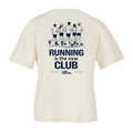 Baumwollshirt Damen "Running is a new Club"