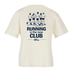 Baumwollshirt Damen "Running is a new Club"