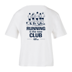 Baumwollshirt Damen "Running is a new Club"