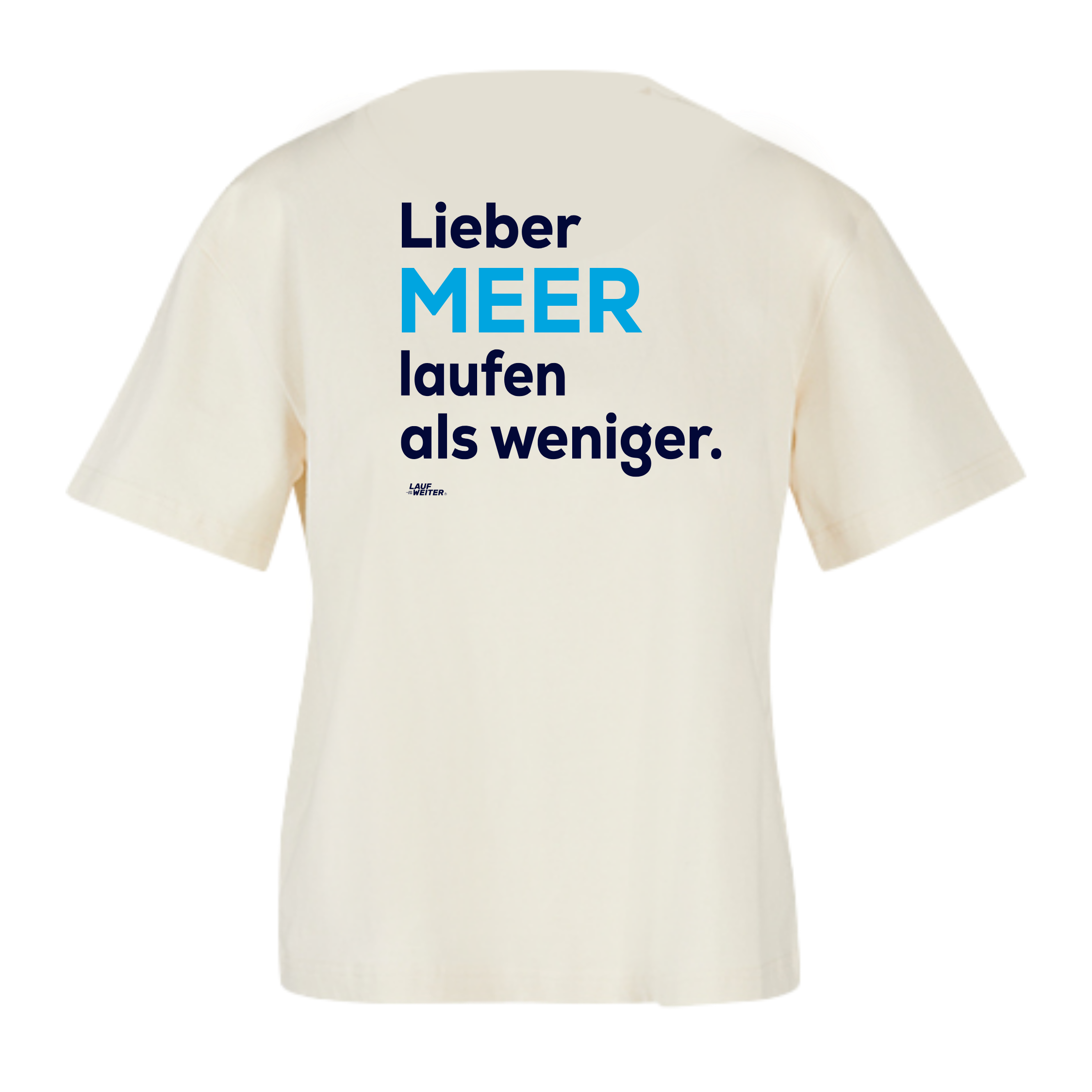 Baumwollshirt Damen "Lieber MEER"