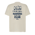 Baumwollshirt "Running is a new Club"
