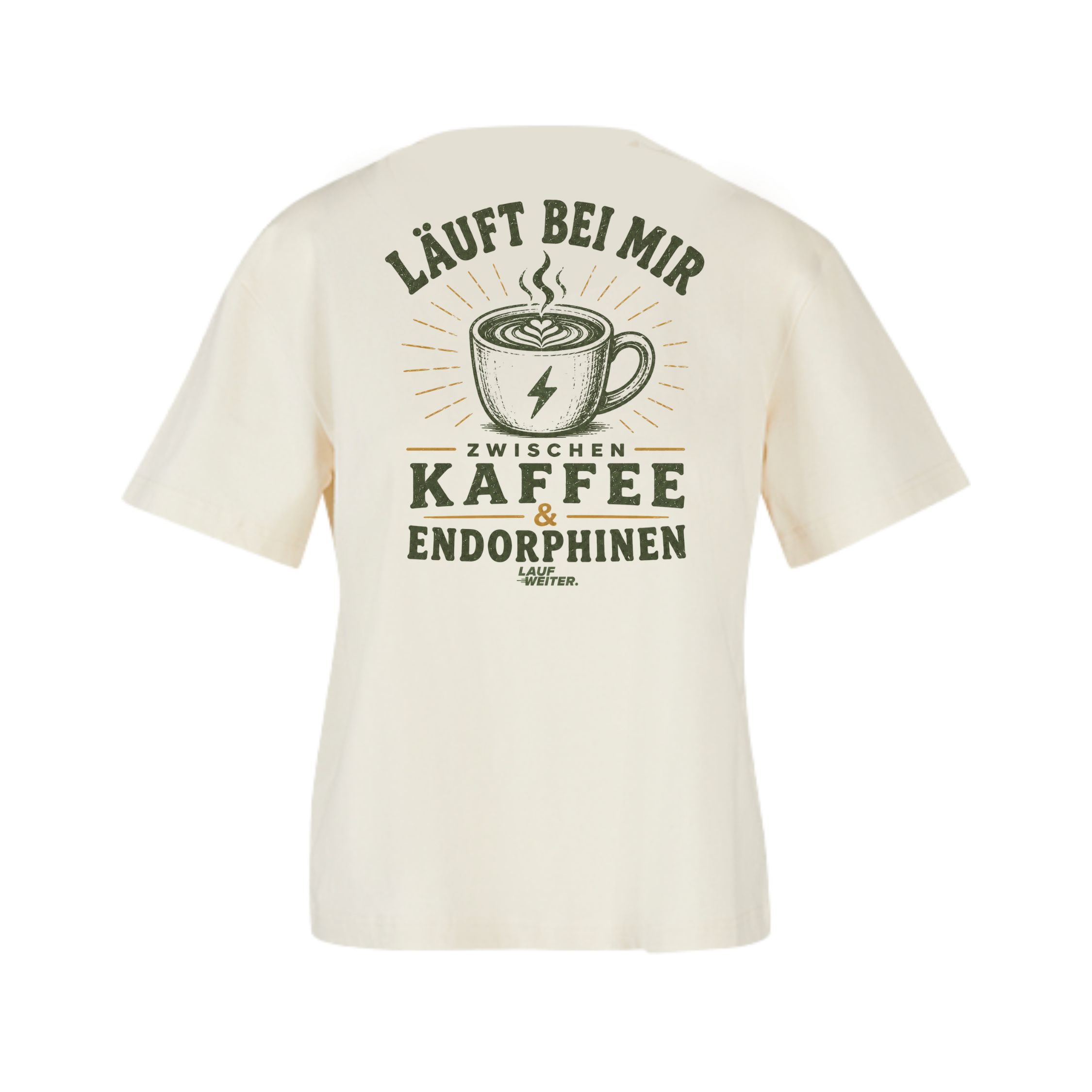Baumwollshirt Damen "Kaffee & Endorphine"