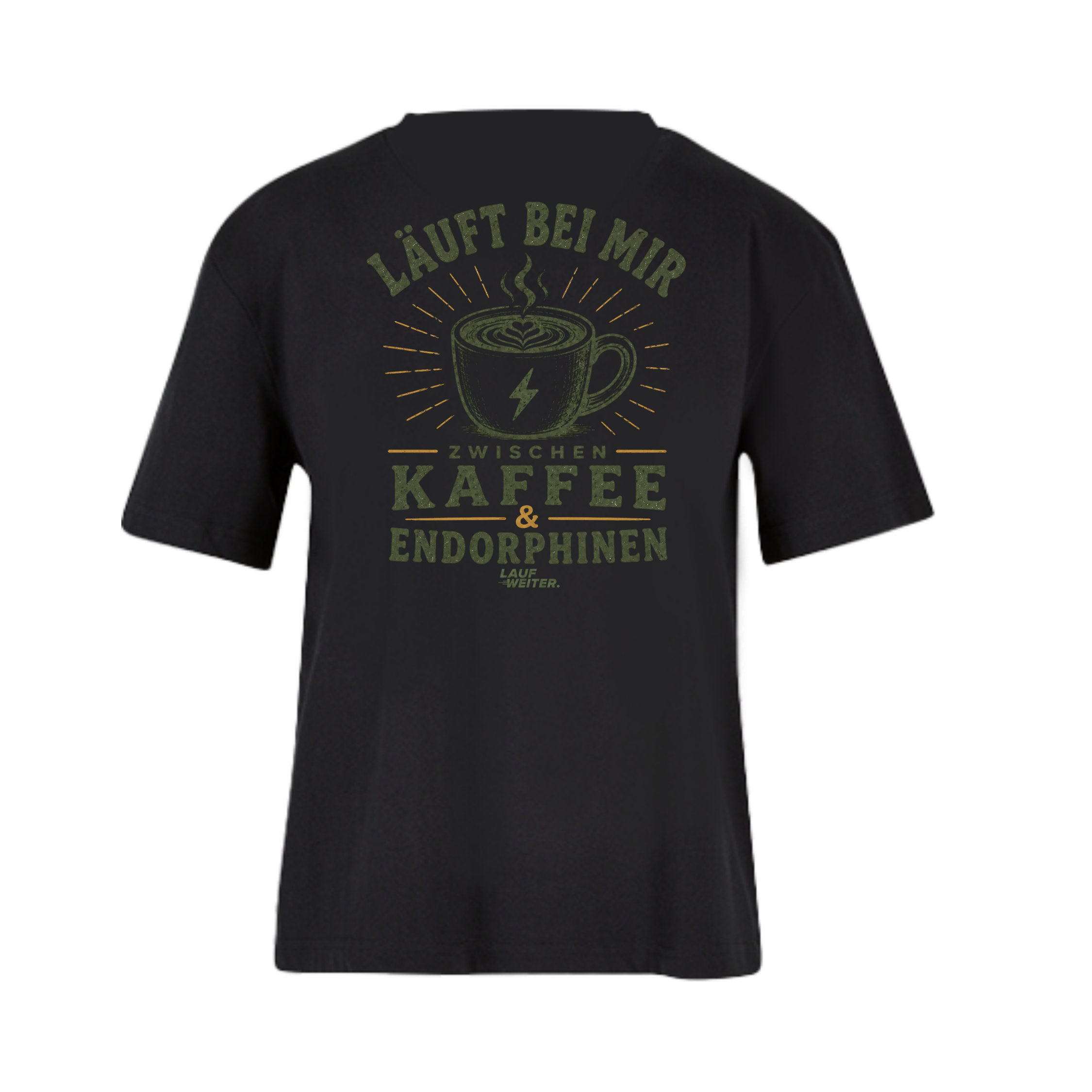Baumwollshirt Damen "Kaffee & Endorphine"