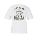 Baumwollshirt Damen "Kaffee & Endorphine"
