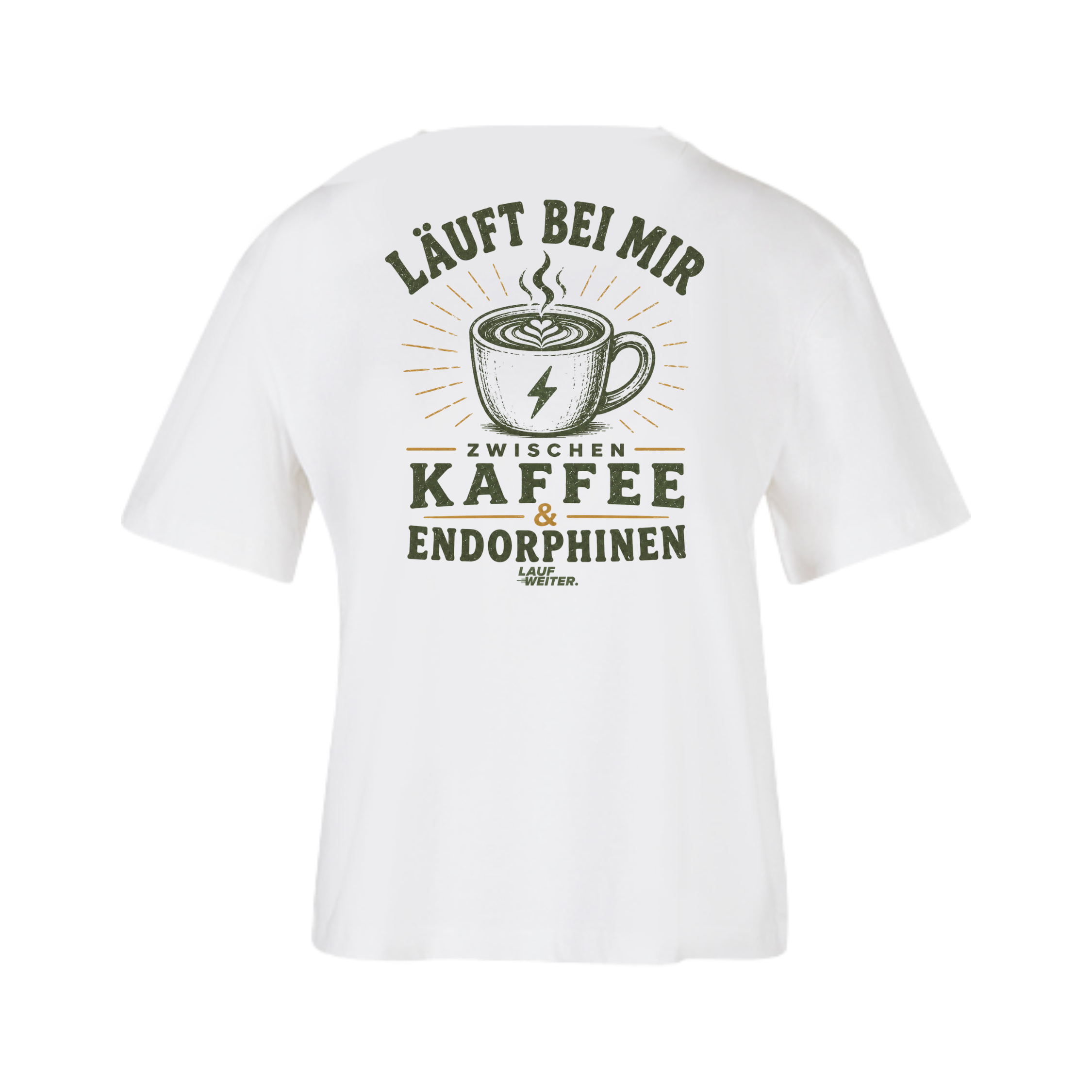 Baumwollshirt Damen "Kaffee & Endorphine"