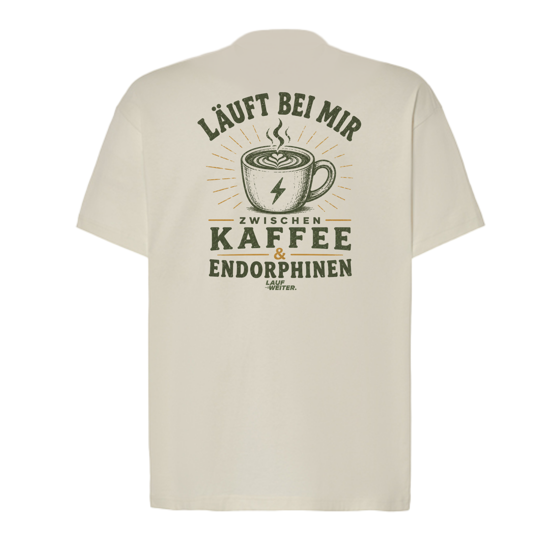 Baumwollshirt "Kaffee & Endorphine"