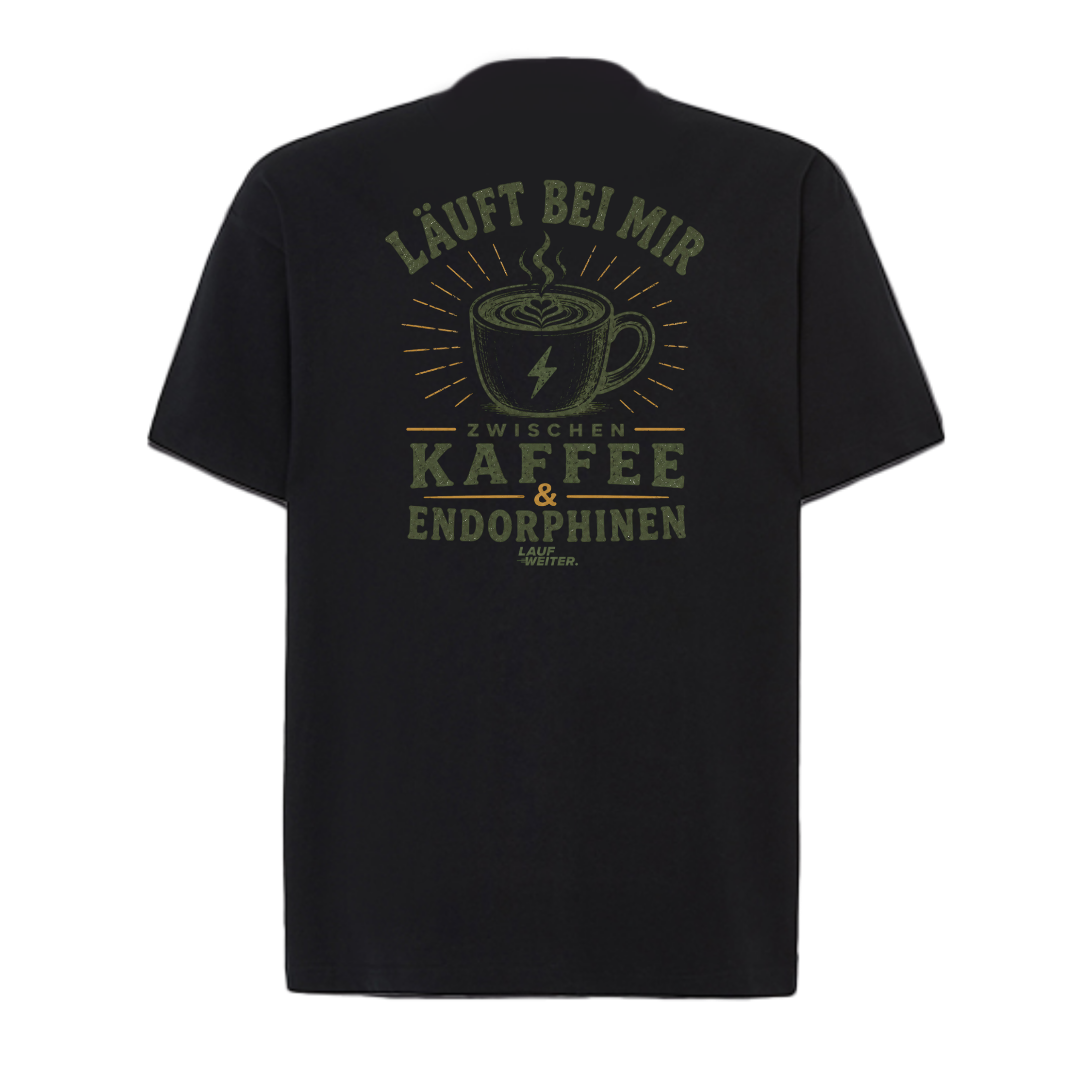 Baumwollshirt "Kaffee & Endorphine"