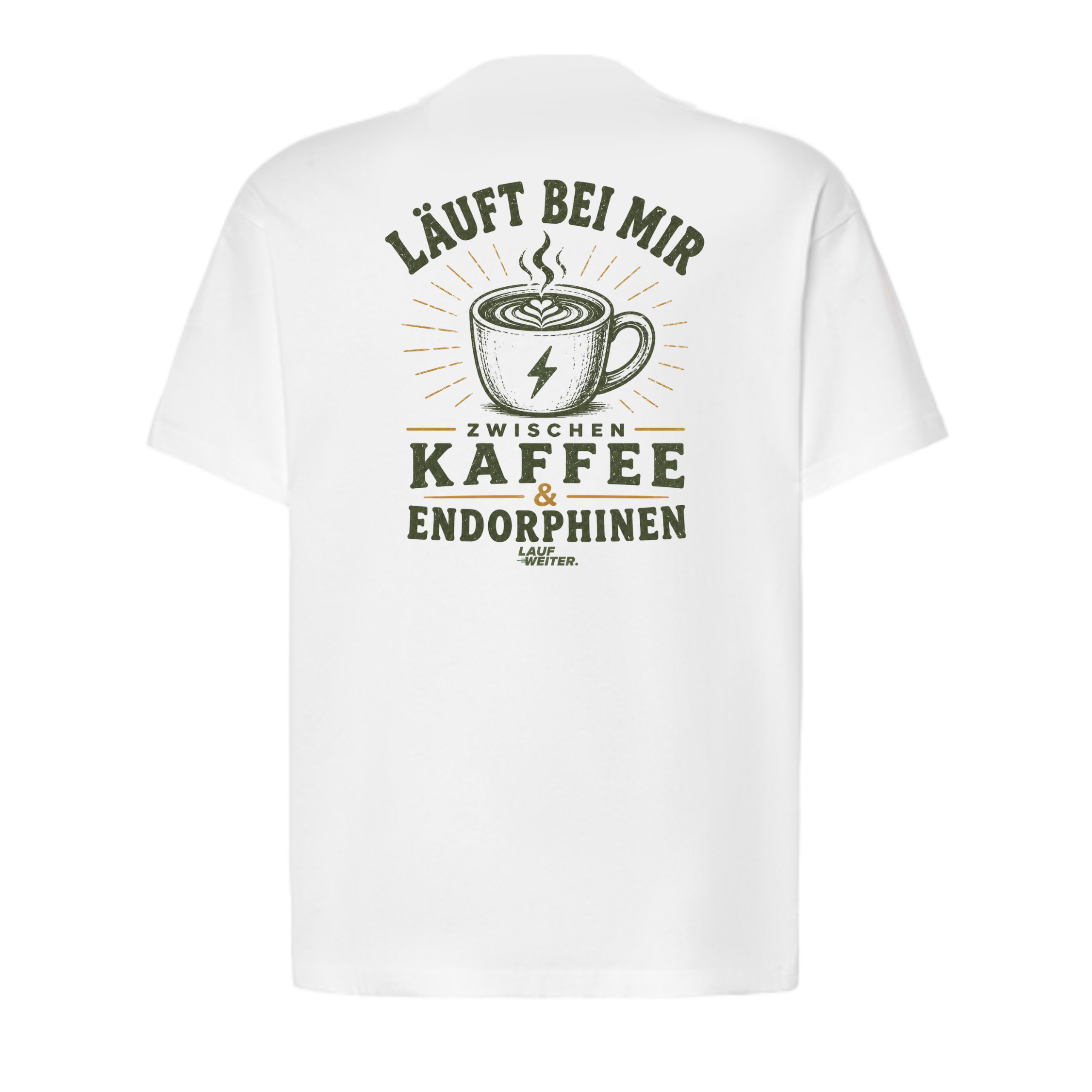 Baumwollshirt "Kaffee & Endorphine"