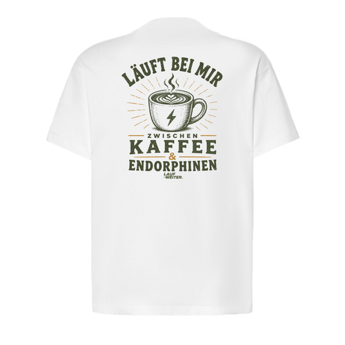Baumwollshirt "Kaffee & Endorphine"