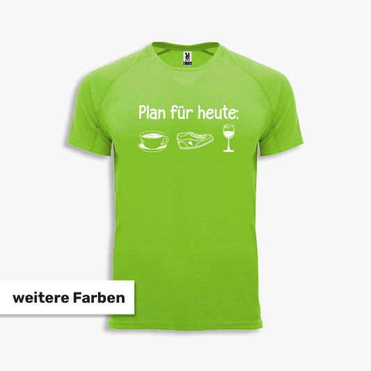 Funktionsshirt "Plan für heute" Herren