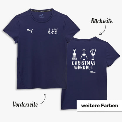 Puma Trainingsshirt "Christmas Workout" Damen