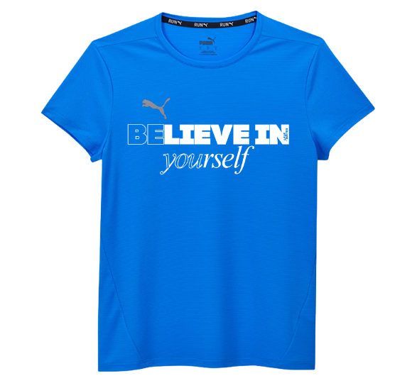 Puma Trainingsshirt "Believe in yourself" Damen