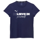 Puma Trainingsshirt "Believe in yourself" Damen