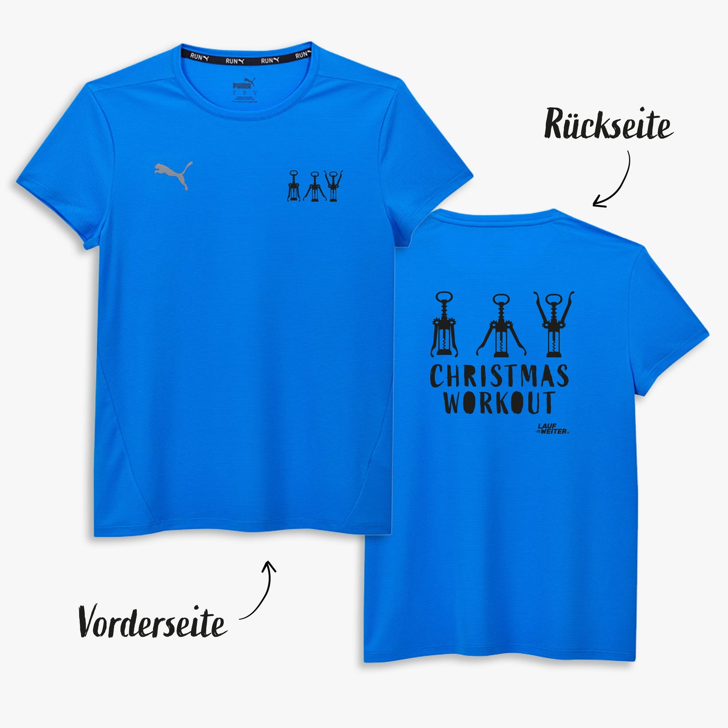 Puma Trainingsshirt "Christmas Workout" Damen