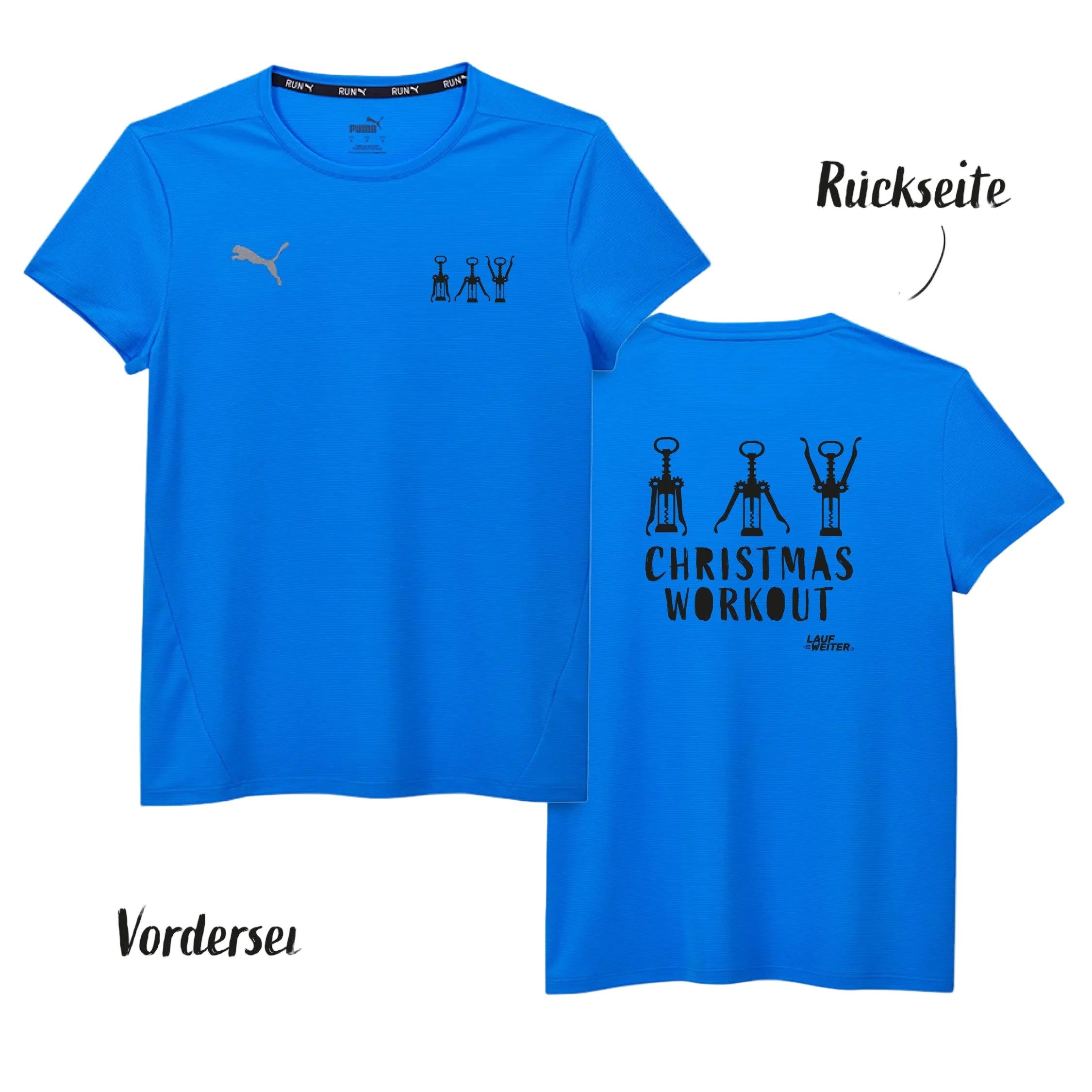 Puma Trainingsshirt "Christmas Workout" Damen