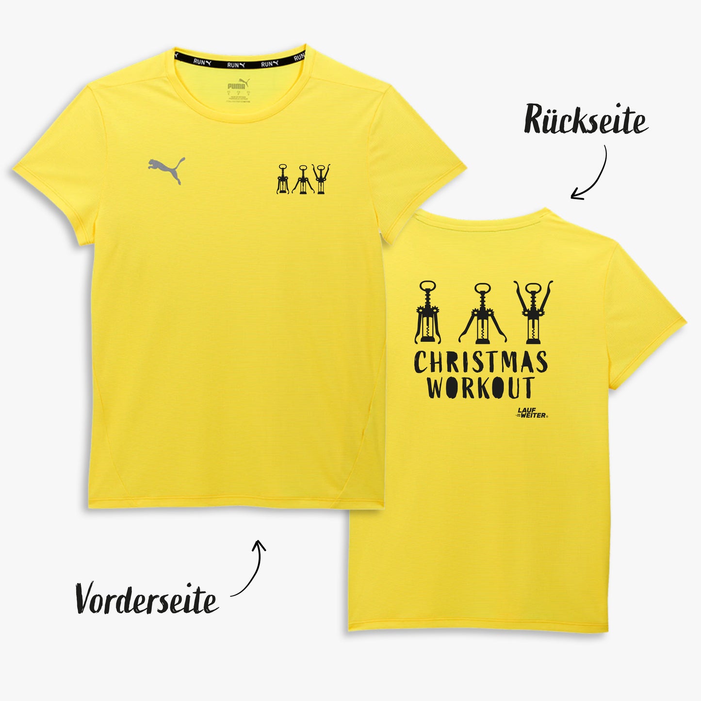Puma Trainingsshirt "Christmas Workout" Damen