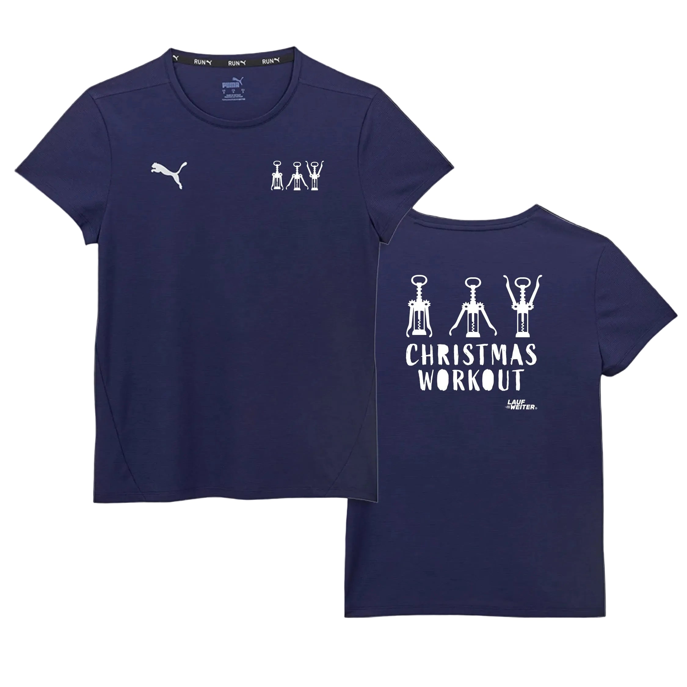 Puma Trainingsshirt "Christmas Workout" Damen